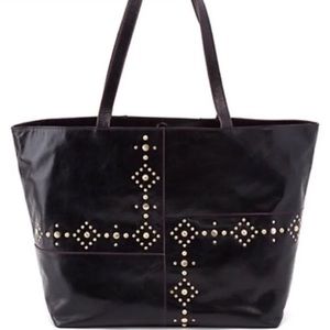 NWT Hobo International Black Leather Tote Bag